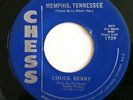 1959 R&R Rocker 45 CHESS 1729 Chuck Berry MEMPHIS TENN / BACK IN THE USA NM