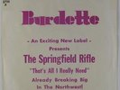 Northern Soul 45 - Springfield Rifle - That's All I Really Need - Burdette - VG+