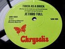 JETHRO TULL Thick As A Brick 1972 UK CHRYSALIS 1st PRESS - STUNNING COPY - MINT