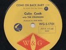 COLIN COOK AND THE STRANGERS   Rare 1963 Aust Only 7