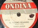 CONJ.MIRAMAR EL TORERO RUMBERO AFRO RUMBA ACORDEON BONGO COLOMBIA ASESINO