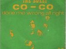 THE SWEET CO-CO / DONE ME WRONG ALL RIGHT MADAGASCAR 45 PS 7