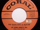 Rock-a-billy 45 - Johnny Burnette Trio - The Train Kept A-Rollin - Vg+++