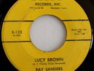 OBSCURE TEXAS COUNTRY BOPPER 45 / RAY SANDERS / LUCY BROWN / HURT / BUDDY 132