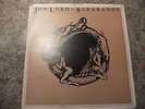 JON LORD..SARABANDE..LP..WHITE LABEL..TEST PRESS.PROOF SLEEVE..DEEP PURPLE.ROCK
