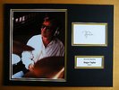 ROGER TAYLOR GENUINE HAND SIGNED AUTOGRAPH 16X12 PHOTO MOUNT QUEEN DRUMMER & COA