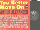 ARTHUR ALEXANDER   YOU BETTER MOVE ON   1962 DOT DLP-3434   MONO - VG+