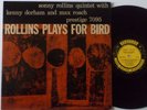 SONNY ROLLINS Rollins Plays For Bird PRESTIGE 7095 W. 50th DG RVG Dorham Hear