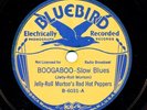 JELLY ROLL MORTON and TINY PARHAM on 1935 Buff Bluebird B-6031