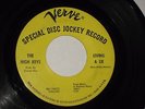 45 rpm THE HIGH KEYS living a lie VERVE VK-10423 DJ RECORD (RARE)nice SEE PICS