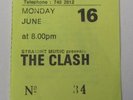 The Clash Vintage Ticket Stub Hammersmaith Palais 1980 Punk New Wave
