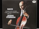 Bach Janos Starker Complete Suites for Unaccompanied Cello 3 LP Set SRI 3-77002
