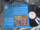BACH CANTATAS 11&104,FRITZ WERNER, ERATO, COLUMBIA W/G SMC HI-FI STEREO LP MINT
