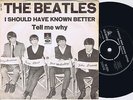 THE BEATLES I Should Have Known Better Danish 45PS 1964 Black Odeon New Logo