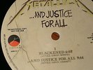 METALLICA * AND JUSTICE FOR ALL * GOLD STAMP #'d PROMO LABELS * MINT MINT MINT