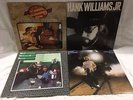 4 Country albums by HANK WILLIAMS JR.  vinyl records - excellent condition  LOOK