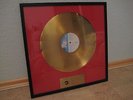 ORIGINAL - Gold Award - Goldene Schallplatte - 1988 - A-HA Stay on these roads