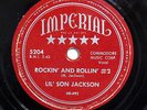 LIL SON JACKSON-ROCKIN & ROLLIN NO 2 /JOURNEY BACK HOME ON IMPERIAL BLUES 78