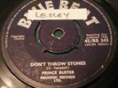 PRINCE BUSTER.  DON'T THROW STONES / PRINCE OF PEACE. BLUE BEAT. 45/BB 343.