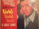 Elvis Presley Girls Girls Girls Lp Vinyl with 1963 Calendar Original Press (NM)