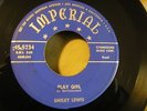 SMILEY LEWIS Play Girl / Big Mamou on Imperial R&B Blues Rock 45 Str. VG+