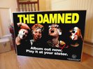 DAMNED DAMNED DAMNED PROMO POSTER, SEX PISTOLS, THE CLASH, THE DAMNED
