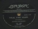 LITTLE RICHARD 1958 True Fine Mama/ Ooh my soul 10” RARE London 78 RPM BRAZIL