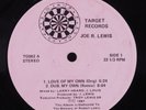 JOE R. LEWIS Love Of My Own TARGET 12