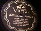 Scroll Victor 23005 Fess Williams Royal Flush Orchestra-Dinah (1930) nice