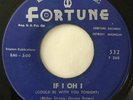 * NOLAN STRONG If I Oh I/I Wanna Know DOO WOP R&B ROCKER Orig Fortune 45 Hear