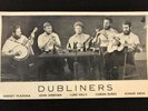 Autographed postcard of The Dubliners (B&W) signed by Luke Kelly Ronnie Drew etc