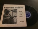 Mississippi John Hurt LP Folk Songs and Blues PIEDMONT blues ORIG 1963 press