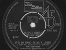 THE CONTOURS - IT'S SO HARD BEING A LOSER - UK MOTOWN