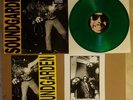Soundgarden Louder than Love promo Green wax 1st press W/press kit folder/ pic