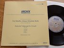 BACH Violin Partita SCHNEIDERHAN 10'' inch LPE ARCHIV 13029 AP