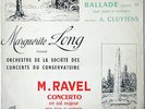 FAURE Ballad RAVEL Piano Concerto LONG/CLUYTENS EMI FCX 169 French LP