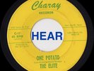 THE ELITE: One Potato / Two Potato 45 RPM CHARAY RECORDS, 60'S GARAGE ROCK VG+