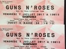 2 places Concert GUNS N ROSES CARRE OR BLOC S8   07.07 Stade De France Paris