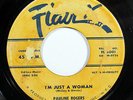 PAULINE ROGERS-I'M JUST A WOMAN ON FLAIR R&B 45-STRONG VG+ HEAR