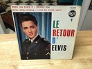 RARE FRENCH EP ELVIS PRESLEY ADVERTISING DISPLAY COUNTER ELVIS IS BACK