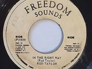 ROD TAYLOR - IN THE RIGHT WAY - FREEDOM SOUNDS ( ROOTS REGGAE 7 )