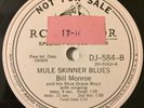 Bluegrass 78 BILL MONROE Mule Skinner Blues RCA VICTOR Promo E HEAR