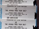 4 Places/Tickets U2 PITCH 1 Croke Park Staduim Dublin The Joshua Tree Tour 22.07