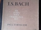 J S BACH SIX SUITES POUR VIOLONCELLE SEUL PAUL TORTELIER ORIGINAL BOX SET