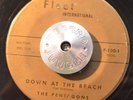 RARE 45 - THE PENTAGONS - DOWN AT THE BEACH /TO BE LOVED Fleet DOO WOP HEAR