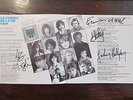 autographe signed johnny hallyday j j goldman higelin cabrel  sardou francis