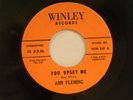 Ann Fleming popcorn 45 YOU UPSET ME / JIVE TIME BABY Winley VG++