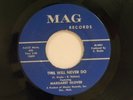 Margaret Glover 45 THIS WILL NEVER DO / BEFORE WE PART Mag M-