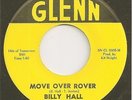 BILLY HALL  rocker 45  Move Over Rover / Shootin' Pool - NM