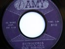 HEAR Stan Robinson 45 Rhinoceros/Can She Give AMY 810 popcorn R&B rocker soul